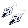 Acrylic Halloween Howling Ghost Earrings Dangle Drop Big Long Fashion Jewelry For Women Girl Ladies Teens Kid Accessories | Vimost Shop.