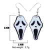 Acrylic Halloween Howling Ghost Earrings Dangle Drop Big Long Fashion Jewelry For Women Girl Ladies Teens Kid Accessories | Vimost Shop.