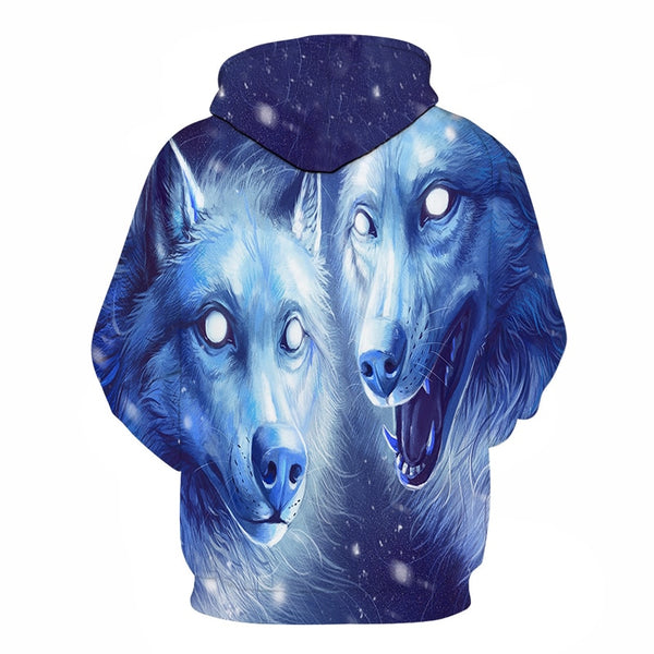 3D Hoodies Men Couple Wolf printed Hoodie Animal Hoody Sweatshirt Casual Tracksuit Pullover Jacket Autumn | Vimost Shop.