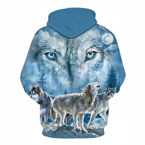 3D Hoodies Men Couple Wolf printed Hoodie Animal Hoody Sweatshirt Casual Tracksuit Pullover Jacket Autumn | Vimost Shop.