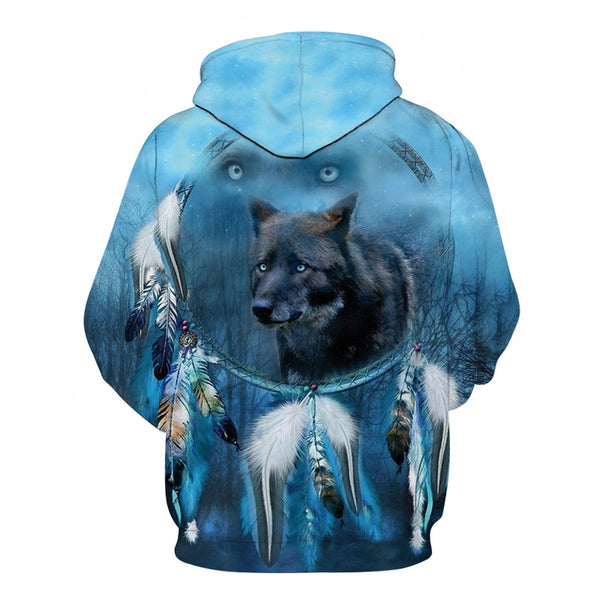 3D Hoodies Men Couple Wolf printed Hoodie Animal Hoody Sweatshirt Casual Tracksuit Pullover Jacket Autumn | Vimost Shop.