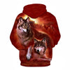 3D Hoodies Men Couple Wolf printed Hoodie Animal Hoody Sweatshirt Casual Tracksuit Pullover Jacket Autumn | Vimost Shop.