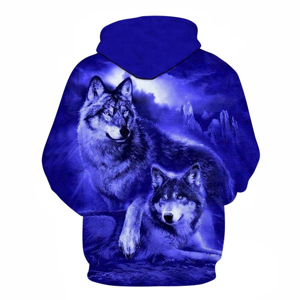 3D Hoodies Men Couple Wolf printed Hoodie Animal Hoody Sweatshirt Casual Tracksuit Pullover Jacket Autumn | Vimost Shop.