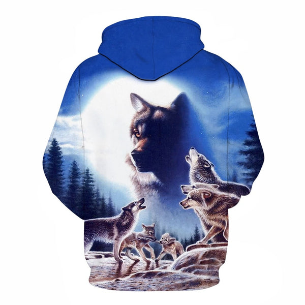 3D Hoodies Men Couple Wolf printed Hoodie Animal Hoody Sweatshirt Casual Tracksuit Pullover Jacket Autumn | Vimost Shop.