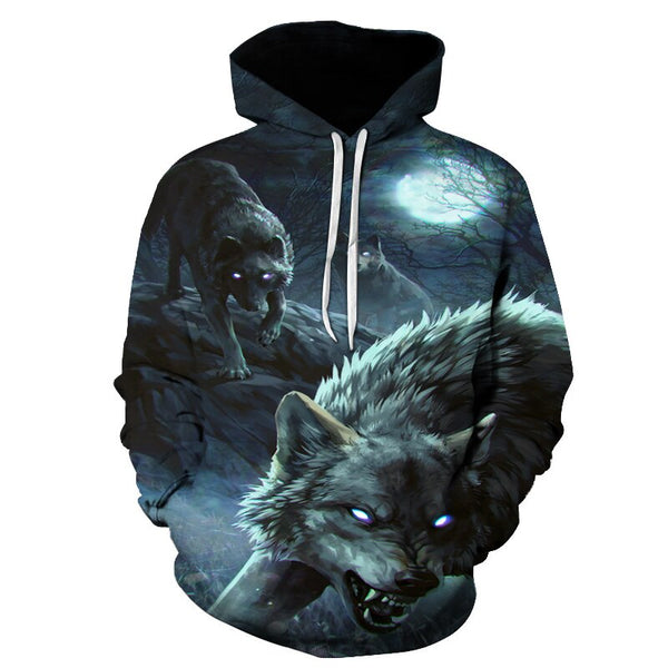 3D Hoodies Men Couple Wolf printed Hoodie Animal Hoody Sweatshirt Casual Tracksuit Pullover Jacket Autumn | Vimost Shop.