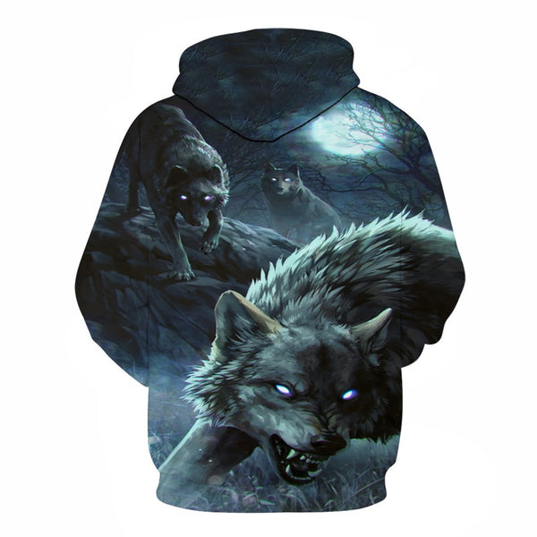3D Hoodies Men Couple Wolf printed Hoodie Animal Hoody Sweatshirt Casual Tracksuit Pullover Jacket Autumn | Vimost Shop.