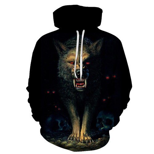 Native 3D Hoodies Men Women Sweatshirts Wolf Hoody Black Tracksuits Harajuku Pullover Streetwear Coat | Vimost Shop.