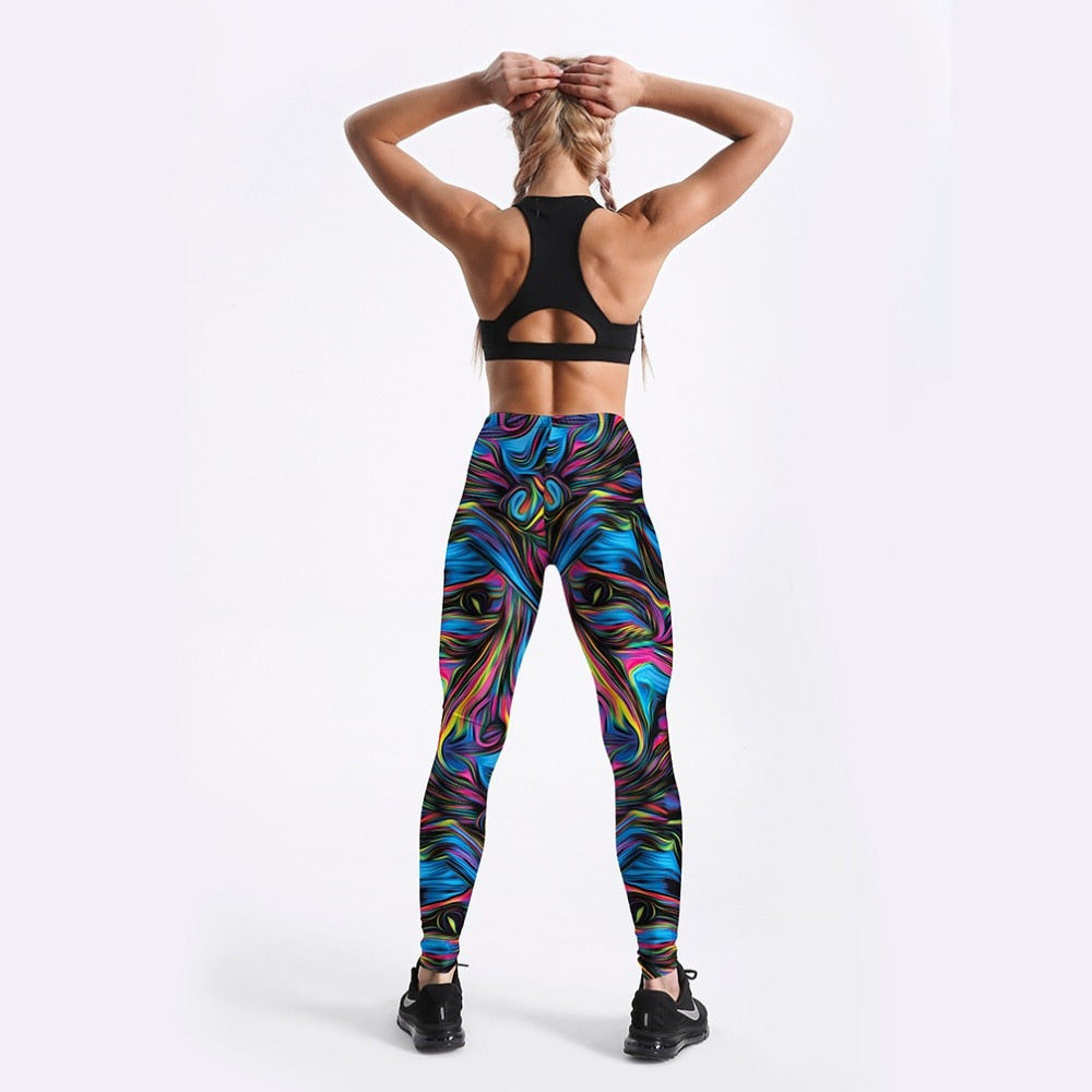 Hot Sale Leggings Women Summer Pants Cute Donuts Unicorns Printed Girl Leggings Plus Size S-XXXXL | Vimost Shop.