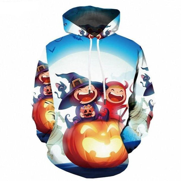 Halloween Pumpkin 3d Print Party Moon Sweatshirt | Vimost Shop.