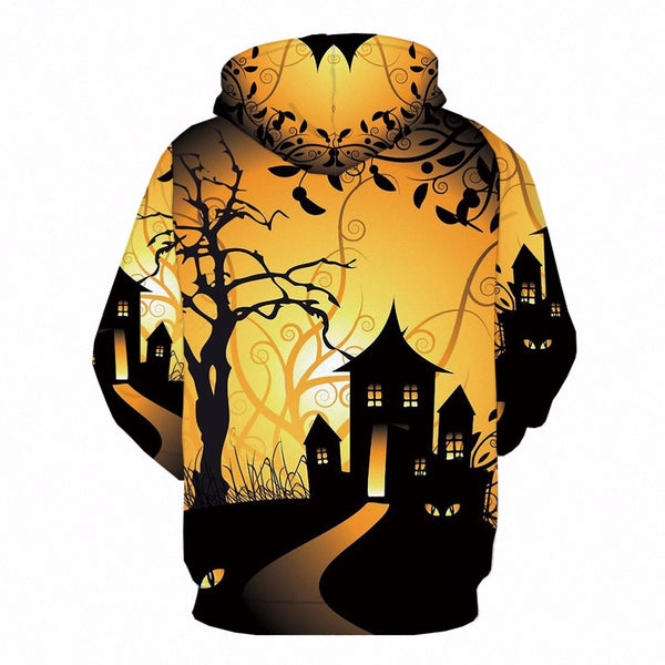 Halloween Pumpkin 3d Print Party Moon Sweatshirt | Vimost Shop.