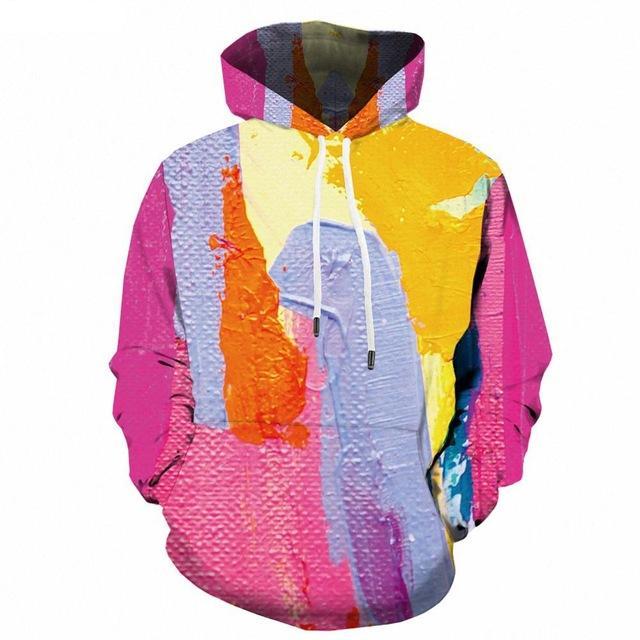 Men Winter Vortex Hypnosis Colorful Style 3D Printed Hoodie | Vimost Shop.