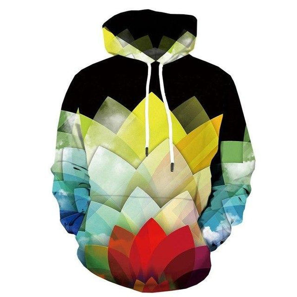Men Winter Vortex Hypnosis Colorful Style 3D Printed Hoodie | Vimost Shop.