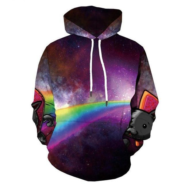 Men Winter Vortex Hypnosis Colorful Style 3D Printed Hoodie | Vimost Shop.