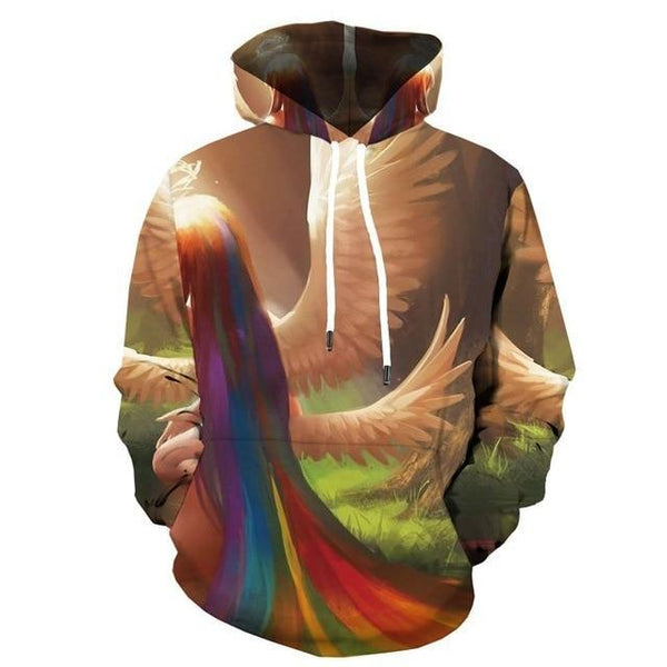 Men Winter Vortex Hypnosis Colorful Style 3D Printed Hoodie | Vimost Shop.