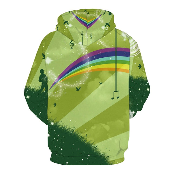 Men Winter Vortex Hypnosis Colorful Style 3D Printed Hoodie | Vimost Shop.