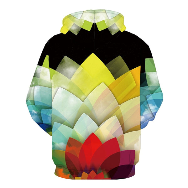 Men Winter Vortex Hypnosis Colorful Style 3D Printed Hoodie | Vimost Shop.