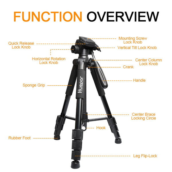 Multi-function Travel Camera Tripod 56