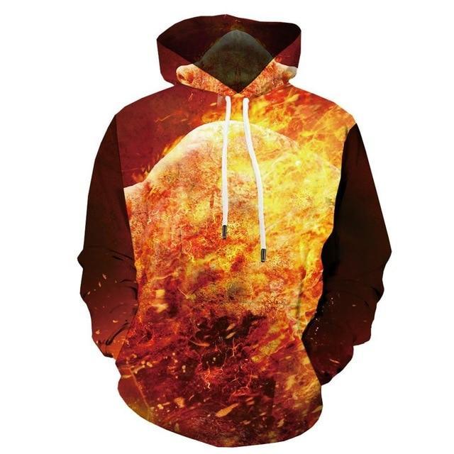 Skull Men Geometry Graffiti Hoodie 3d Long Sleeve | Vimost Shop.