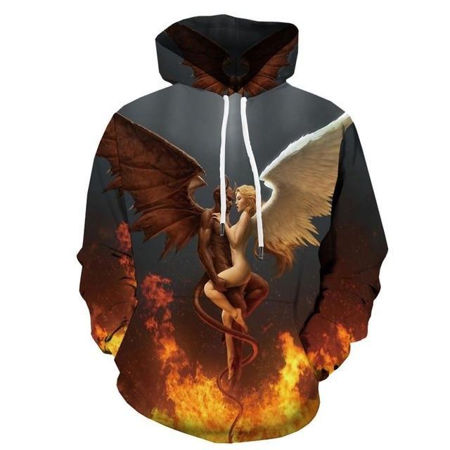 Skull Men Geometry Graffiti Hoodie 3d Long Sleeve | Vimost Shop.