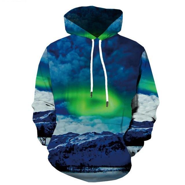 Anime Flame 3d Colorful Casual Long Sleeve Hoodies | Vimost Shop.