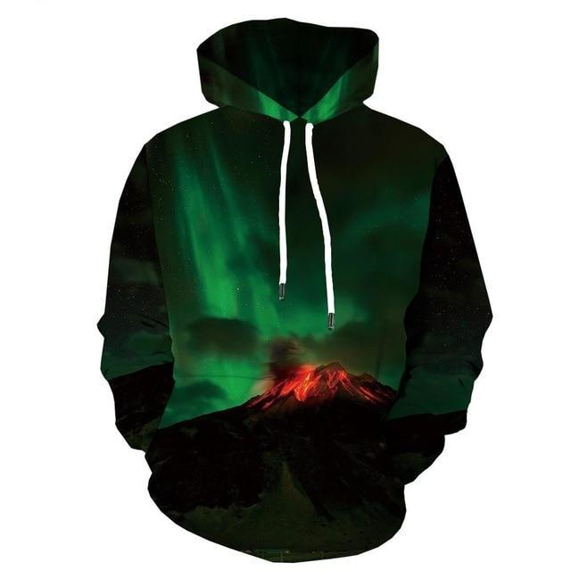Anime Flame 3d Colorful Casual Long Sleeve Hoodies | Vimost Shop.