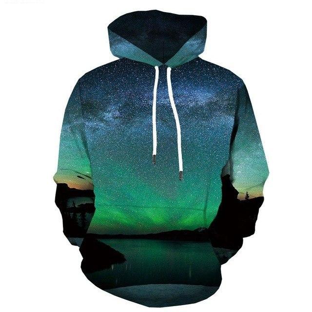 Anime Flame 3d Colorful Casual Long Sleeve Hoodies | Vimost Shop.