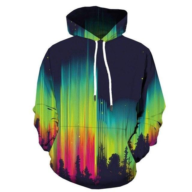 Anime Flame 3d Colorful Casual Long Sleeve Hoodies | Vimost Shop.
