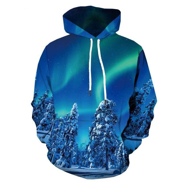 Anime Flame 3d Colorful Casual Long Sleeve Hoodies | Vimost Shop.