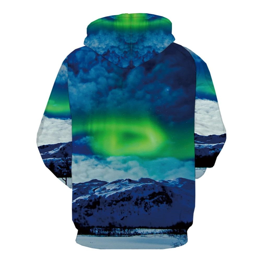 Anime Flame 3d Colorful Casual Long Sleeve Hoodies | Vimost Shop.