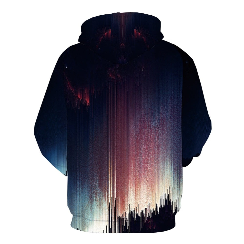 Anime Flame 3d Colorful Casual Long Sleeve Hoodies | Vimost Shop.
