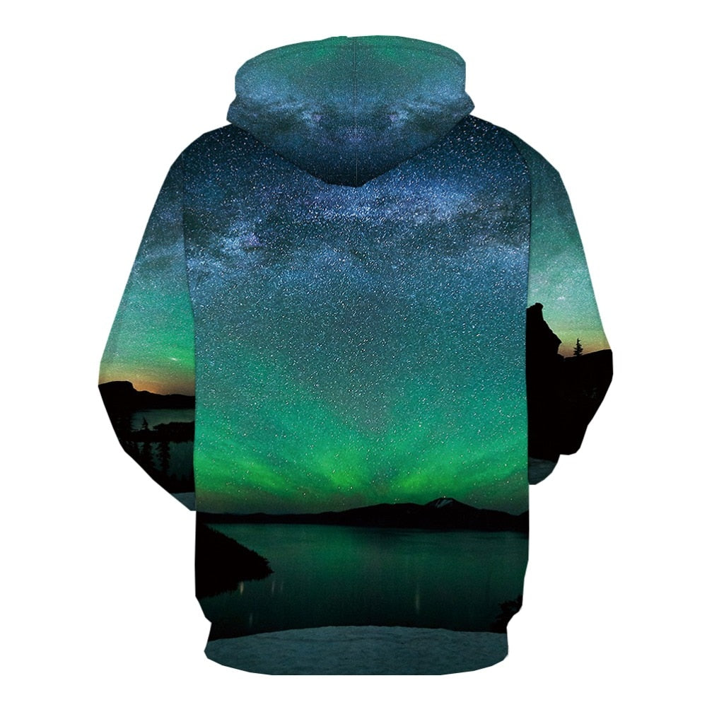 Anime Flame 3d Colorful Casual Long Sleeve Hoodies | Vimost Shop.