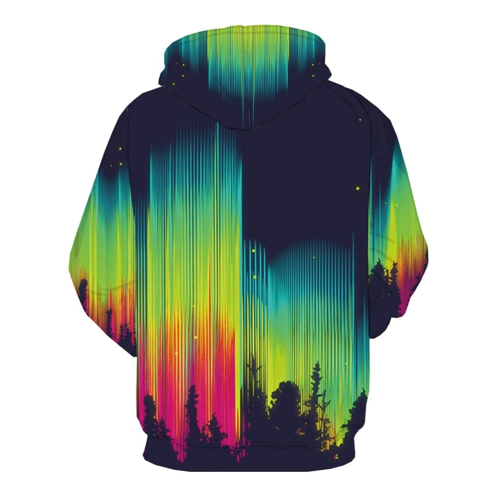 Anime Flame 3d Colorful Casual Long Sleeve Hoodies | Vimost Shop.
