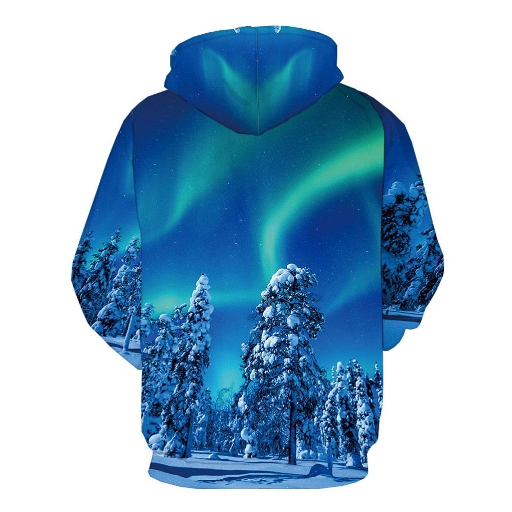 Anime Flame 3d Colorful Casual Long Sleeve Hoodies | Vimost Shop.