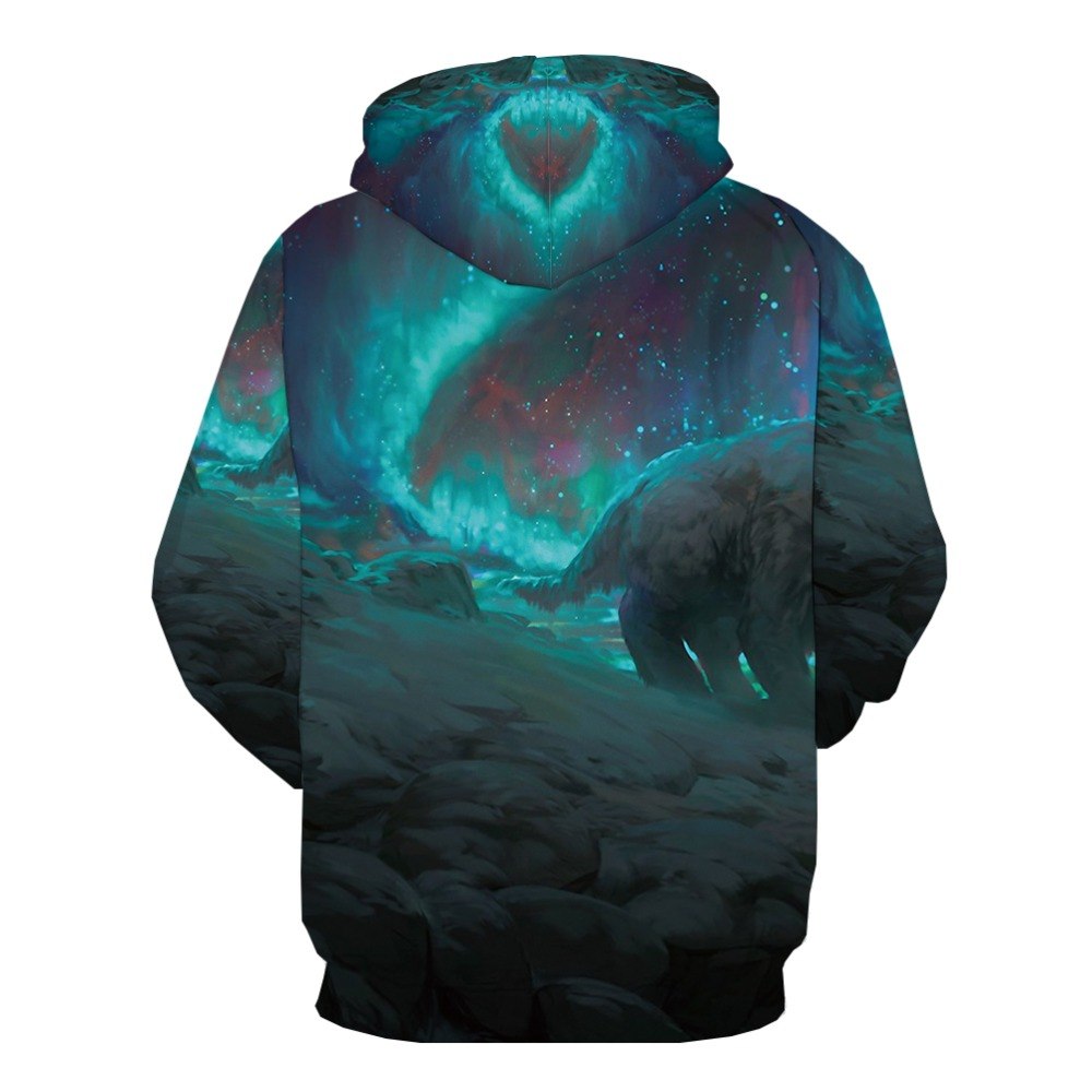 Anime Flame 3d Colorful Casual Long Sleeve Hoodies | Vimost Shop.