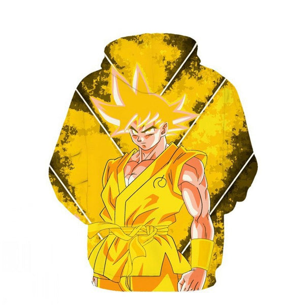 3D Digital Print Dragon Ball Goku Couple sweater Hoodie | Vimost Shop.