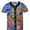 Short Sleeve T shirt Men Baseball Jersey Sport Slim Fit V Neck T-shirts Streetwear European Mens | Vimost Shop.