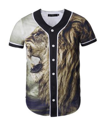 Short Sleeve T shirt Men Baseball Jersey Sport Slim Fit V Neck T-shirts Streetwear European Mens | Vimost Shop.