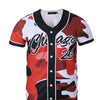 Short Sleeve T shirt Men Baseball Jersey Sport Slim Fit V Neck T-shirts Streetwear European Mens | Vimost Shop.
