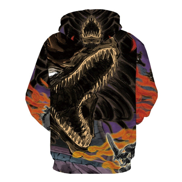 Fire 3d Printed Harajuku Casual Psychedelic Hoodie | Vimost Shop.