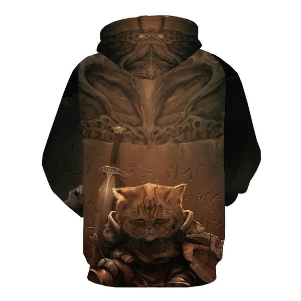 Halloween Men Pumpkin 3d Printed Fire Sweatshirt | Vimost Shop.