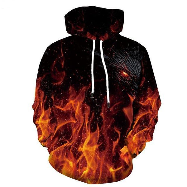 Flame Character Metal Military Colorful 3d Printed  Hoodie | Vimost Shop.