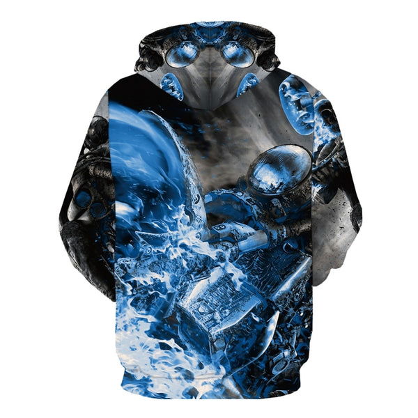 Flame Character Metal Military Colorful 3d Printed  Hoodie | Vimost Shop.