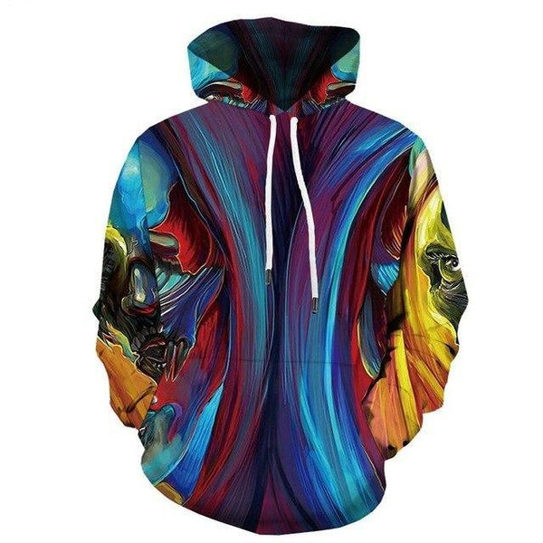 Men Halloween Pumpkin 3D Print Black Hoodie | Vimost Shop.