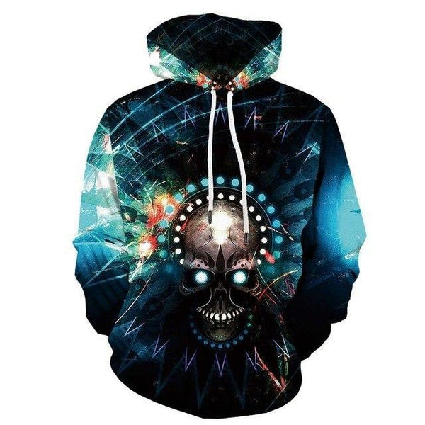 Men Halloween Pumpkin 3D Print Black Hoodie | Vimost Shop.