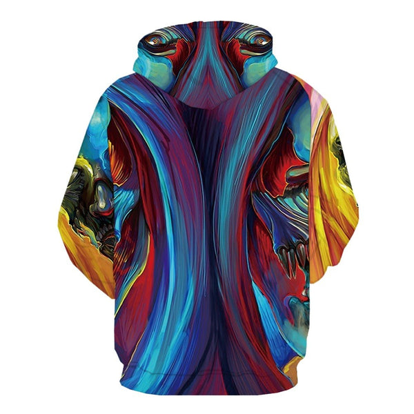 Men Halloween Pumpkin 3D Print Black Hoodie | Vimost Shop.