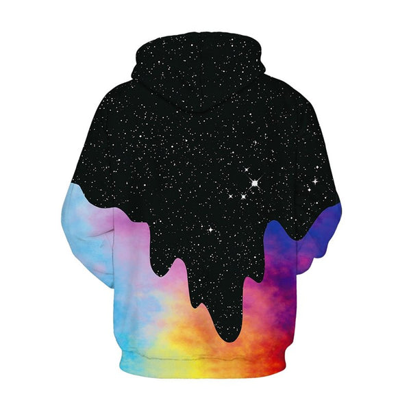 Plus Size Space Galaxy Pour Milk Hoodies Men Women | Vimost Shop.