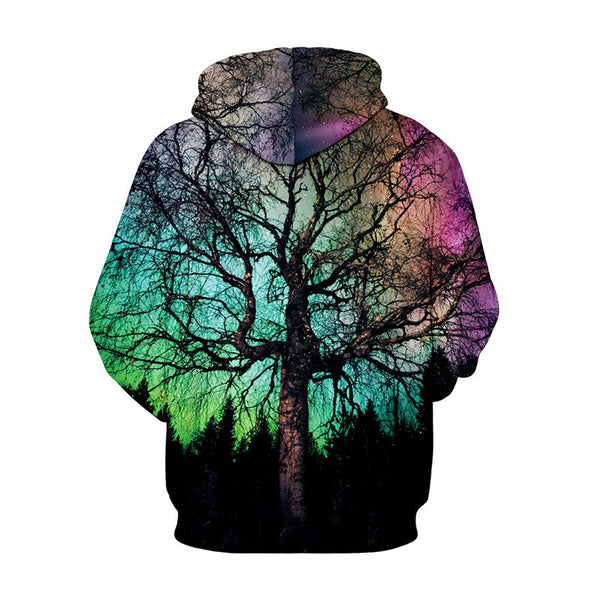 Galaxy Tree  3d Print  Hoody Tracksuit Streetwear | Vimost Shop.