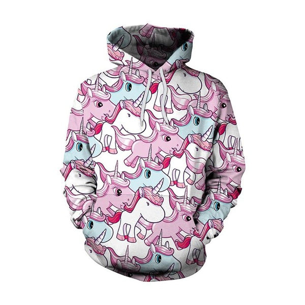 New Fashion Men Women  Unicorn 3D Printed Cartoon Hoodies | Vimost Shop.