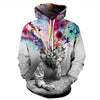 New Colorful Paint Brainstorming Thinker Printing 3D Hoodies | Vimost Shop.