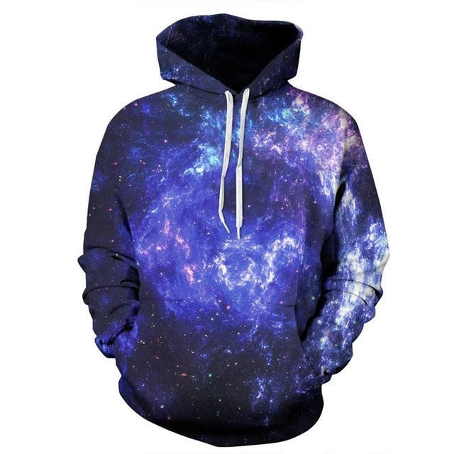 New Fashion 3D Print Waves of Purple Sprite Sweatshirt | Vimost Shop.